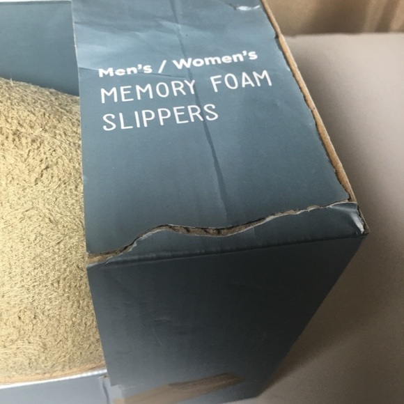 wayland Square Unisex Memory Foam Slippers 9-10 - Picture 4 of 6